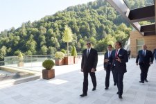 Prezident İlham Əliyev Qəbələdə "Qafqaz Tufandağ Mountain Resort" otelinin açılışında iştirak edib (FOTO)