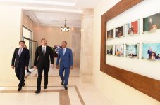 Prezident İlham Əliyev YAP Qəbələ rayon təşkilatının yeni inzibati binasının açılışında iştirak edib (FOTO)