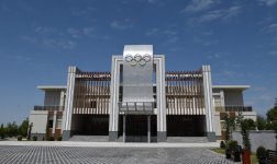 İsmayıllı Olimpiya İdman Kompleksində əsaslı təmir işlərindən sonra yaradılan şəraitlə tanışlıq (FOTO)