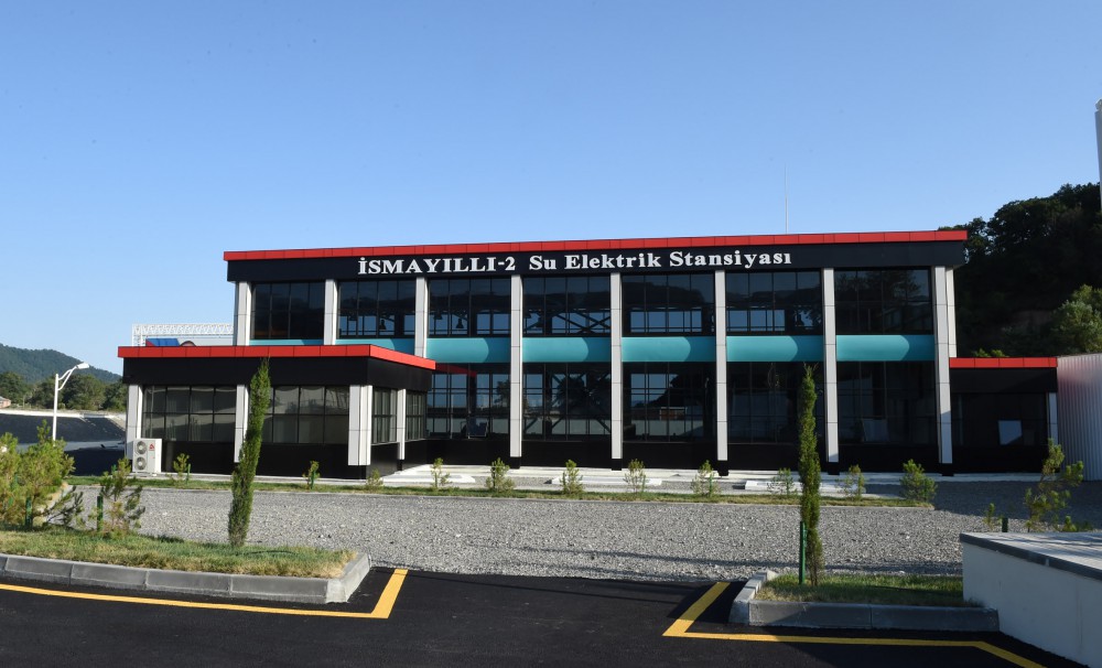 Prezident İlham Əliyev "İsmayıllı-2" Su Elektrik Stansiyasının açılışında iştirak edib (FOTO)