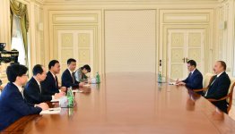 İlham Əliyev Yaponiya XİN-in parlamentar vitse-nazirini qəbul edib (YENİLƏNİB)  (FOTO)