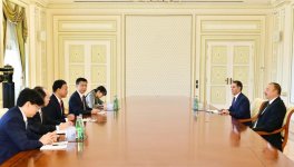 İlham Əliyev Yaponiya XİN-in parlamentar vitse-nazirini qəbul edib (YENİLƏNİB)  (FOTO)