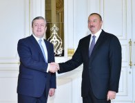 Prezident İlham Əliyev: Azərbaycanla Gürcüstanı uğurla inkişaf edən nəqliyyat və energetika layihələri birləşdirir (YENİLƏNİB) (FOTO)