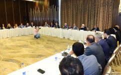 "Referendumqabağı təşviqat prosesində KİV-in rolu və vəzifələri" mövzusunda seminar-müşavirə keçirilib (FOTO)