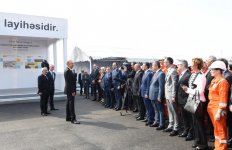 Prezident İlham Əliyev “Şahdəniz-2” layihəsi üzrə dayaq blokunun dənizə yola salınması mərasimində iştirak edib  (YENİLƏNİB) (FOTO)