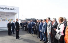 Prezident İlham Əliyev “Şahdəniz-2” layihəsi üzrə dayaq blokunun dənizə yola salınması mərasimində iştirak edib  (YENİLƏNİB) (FOTO)