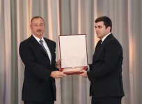Prezident İlham Əliyev və xanımı XXXI Yay Olimpiya Oyunlarında iştirak etmiş idmançılarla görüşüblər