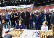 İlham Əliyev 42-ci Ümumdünya Şahmat Olimpiadasının start mərhələsində iştirak edib (YENİLƏNİB) (FOTO)