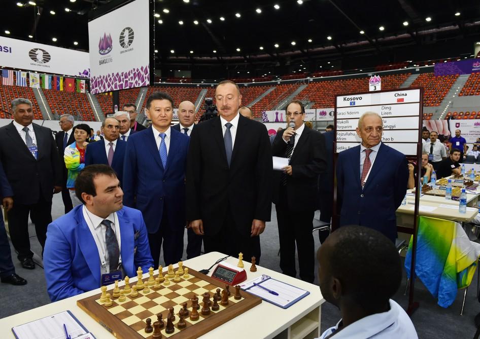 İlham Əliyev 42-ci Ümumdünya Şahmat Olimpiadasının start mərhələsində iştirak edib (YENİLƏNİB) (FOTO)