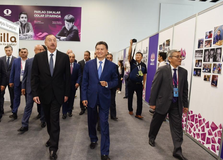 İlham Əliyev 42-ci Ümumdünya Şahmat Olimpiadasının start mərhələsində iştirak edib (YENİLƏNİB) (FOTO)