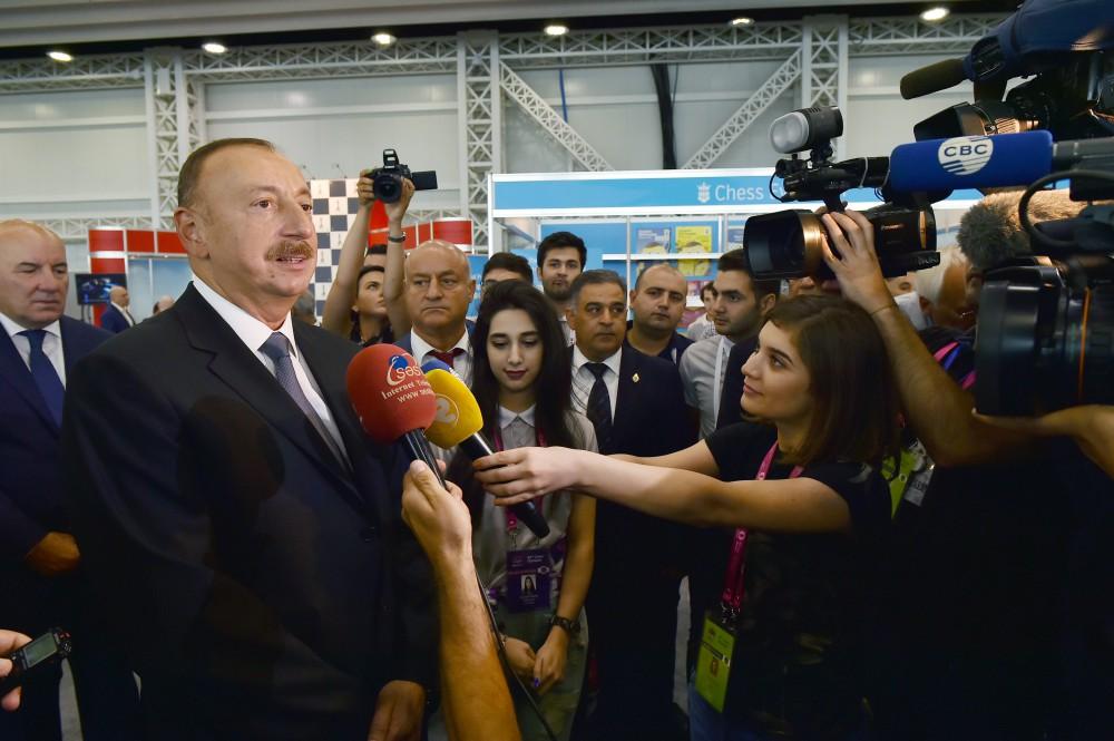 İlham Əliyev 42-ci Ümumdünya Şahmat Olimpiadasının start mərhələsində iştirak edib (YENİLƏNİB) (FOTO)