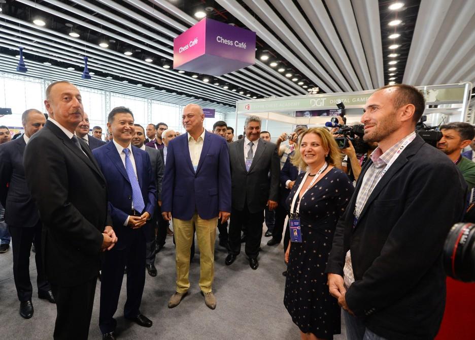İlham Əliyev 42-ci Ümumdünya Şahmat Olimpiadasının start mərhələsində iştirak edib (YENİLƏNİB) (FOTO)