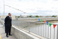 Salyanda yeni körpü istifadəyə verilib (FOTO)
