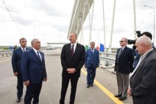 Ələt-Astara-İran ilə dövlət sərhədi avtomobil yolunun 31-54 kilometrlik hissəsi istismara verilib (FOTO)