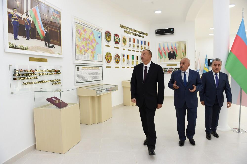 Masallıda Bayraq Meydanı və Azərbaycan Dövlət Rəmzləri Muzeyi açılıb  (FOTO)