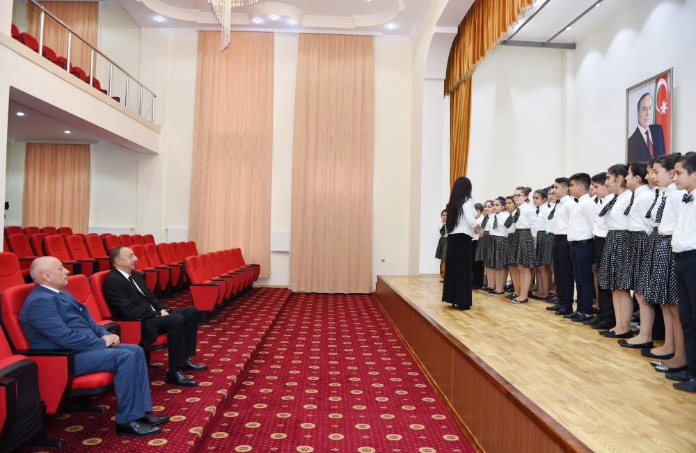 Masallıda uşaq-incəsənət məktəbi istifadəyə verilib (FOTO)
