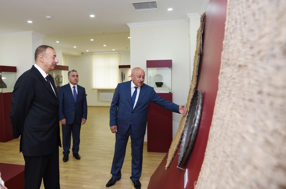 Masallı Tarix-Diyarşünaslıq Muzeyinin açılışı olub (FOTO)