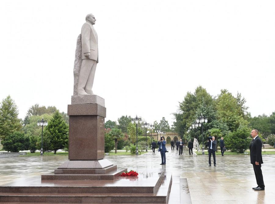 Masallıda Bayraq Meydanı və Azərbaycan Dövlət Rəmzləri Muzeyi açılıb  (FOTO)