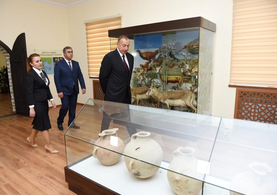 Salyanda Tarix-Diyarşünaslıq Muzeyi istifadəyə verilib (FOTO)