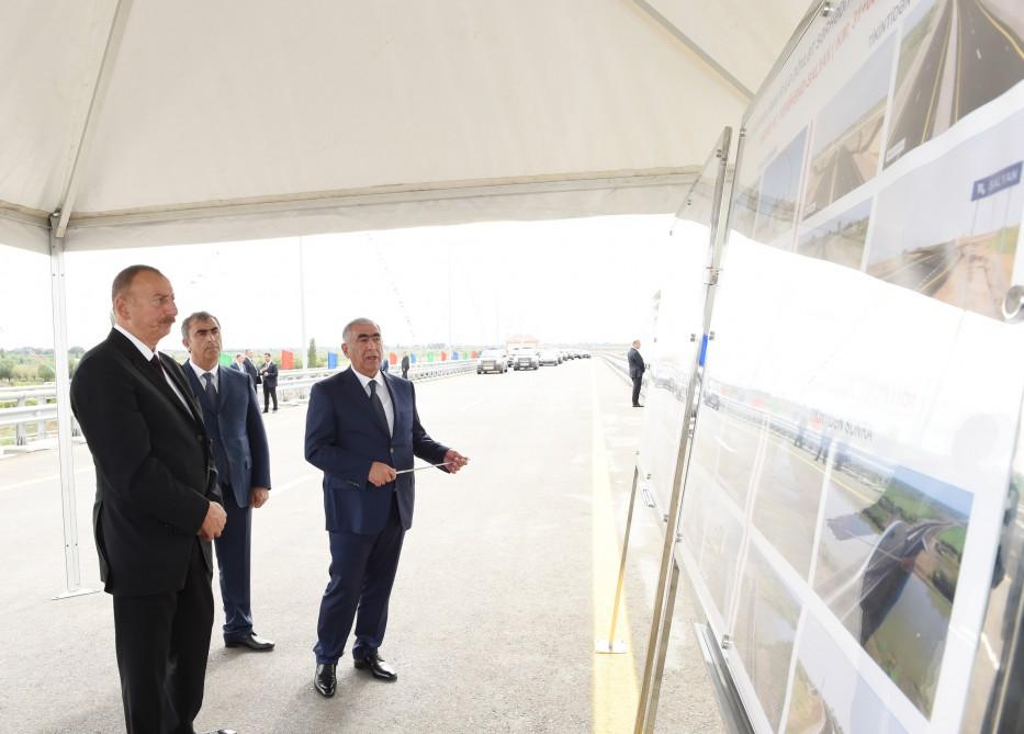 Ələt-Astara-İran ilə dövlət sərhədi avtomobil yolunun 31-54 kilometrlik hissəsi istismara verilib (FOTO)