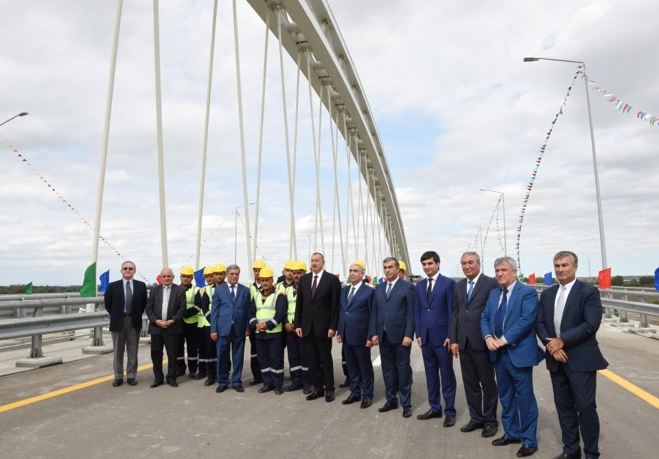 Ələt-Astara-İran ilə dövlət sərhədi avtomobil yolunun 31-54 kilometrlik hissəsi istismara verilib (FOTO)