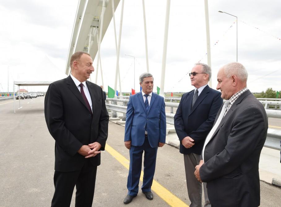 Ələt-Astara-İran ilə dövlət sərhədi avtomobil yolunun 31-54 kilometrlik hissəsi istismara verilib (FOTO)