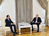 Prezident İlham Əliyev “DP World” şirkətlər qrupunun sədrini qəbul edib