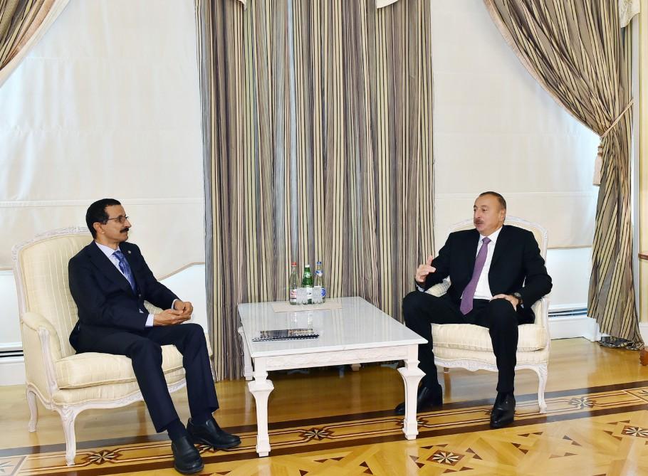 Prezident İlham Əliyev “DP World” şirkətlər qrupunun sədrini qəbul edib