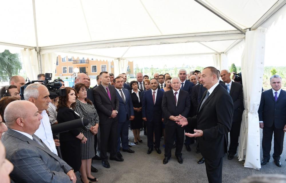 Prezident İlham Əliyev: Bütün bu işləri ona görə edirik ki, ölkəmiz daha da güclənsin, Azərbaycan vətəndaşları daha da yaxşı yaşasınlar
