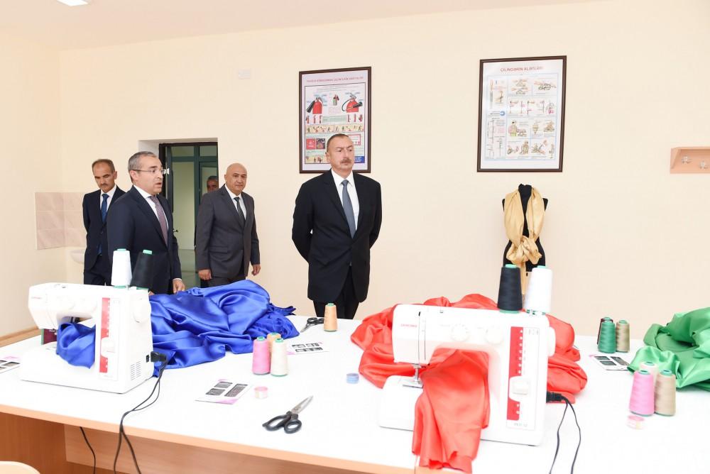Qusarın Hil kəndində tam orta məktəbin yeni binası istifadəyə verilib (FOTO)