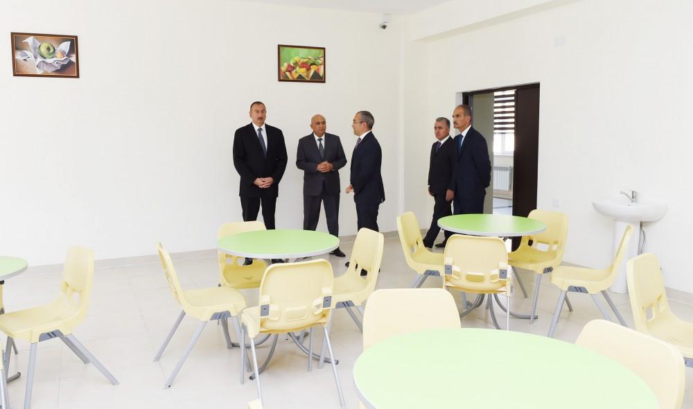 Qusarın Hil kəndində tam orta məktəbin yeni binası istifadəyə verilib (FOTO)