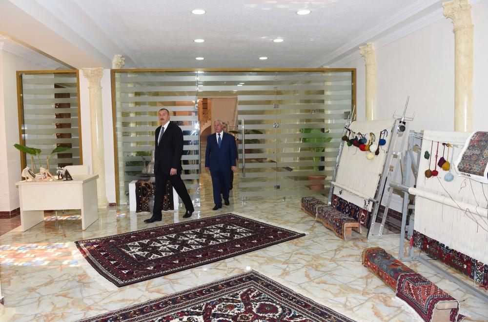 Prezident İlham Əliyev Xaçmazda Heydər Əliyev Mərkəzinin yeni binasının açılışında iştirak edib (FOTO)