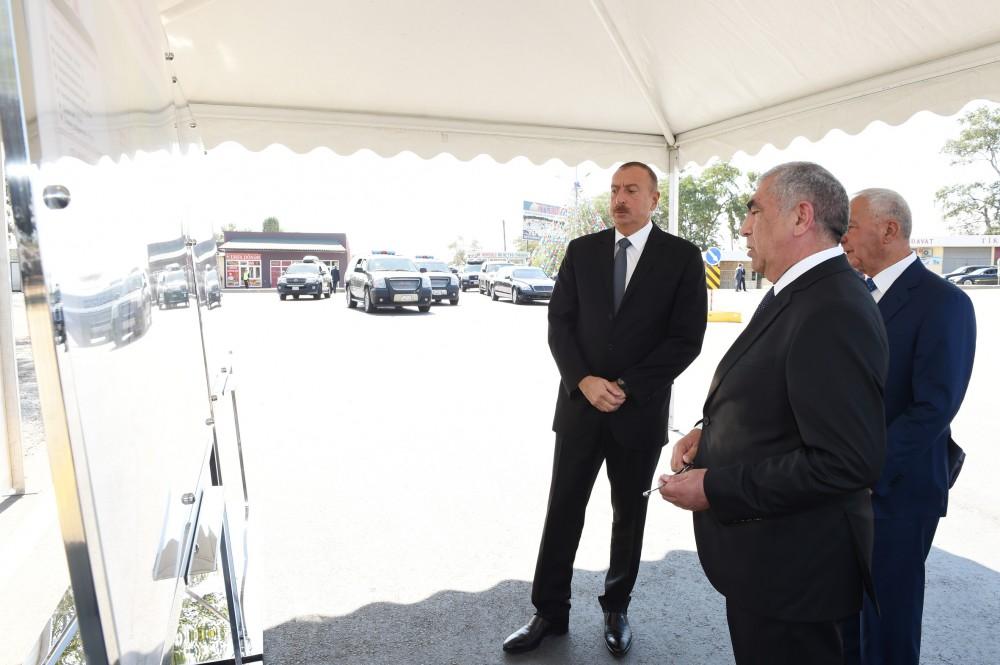 Prezident İlham Əliyev Qusar-İmamqulukənd-Quxuroba avtomobil yolunun açılışını edib (FOTO)