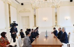 Prezident İlham Əliyev İndoneziya Xalq Məşvərət Məclisinin sədr müavinini qəbul edib (FOTO)