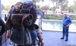 Kanadadan piyada və pulsuz Azəraycana gələn səyahətçi (FOTO)