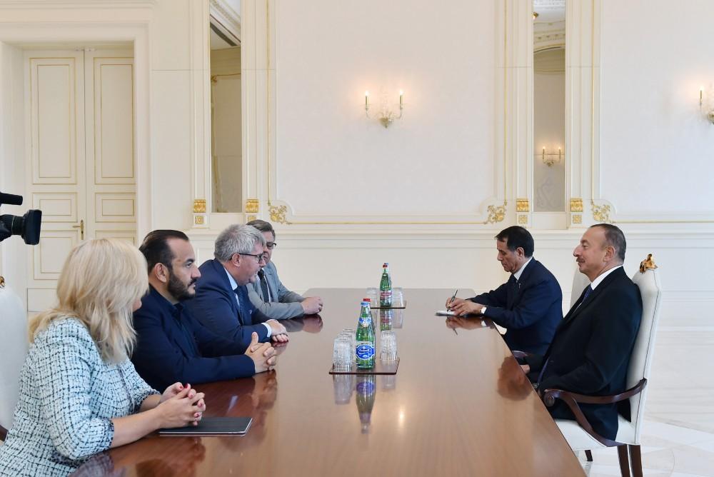 Prezident İlham Əliyev Avropa Parlamentinin vitse-prezidentini qəbul edib (FOTO)