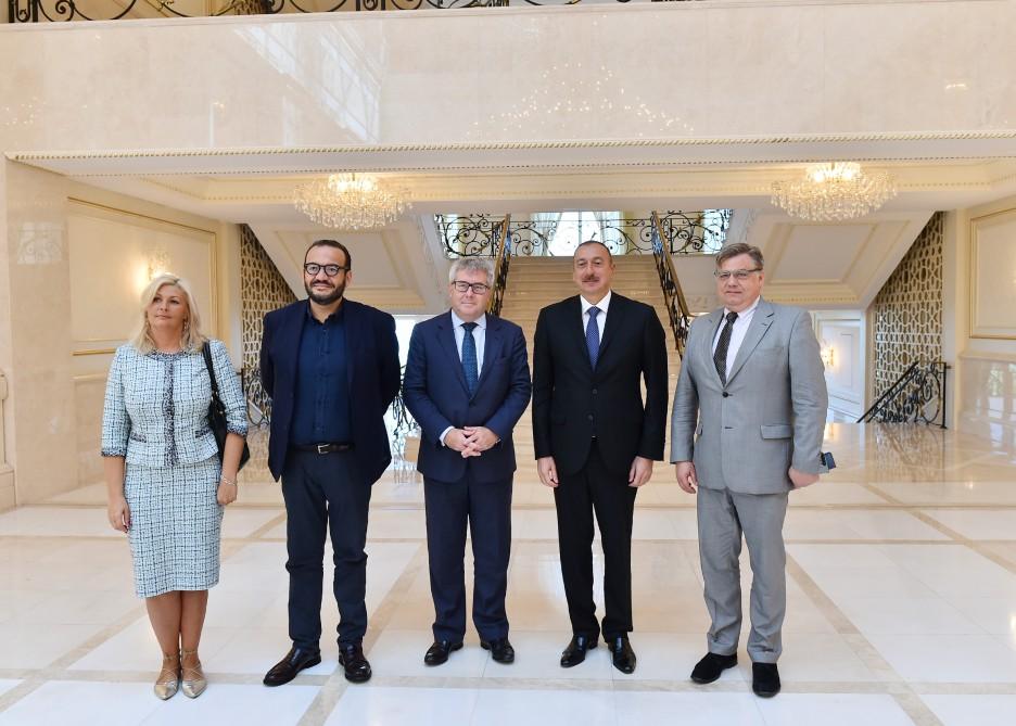 Prezident İlham Əliyev Avropa Parlamentinin vitse-prezidentini qəbul edib (FOTO)
