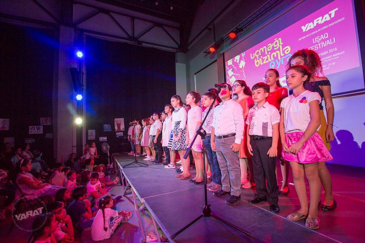 YARAT “Uçmağı bizimlə öyrən” uşaq festivalı keçirib (FOTO)
