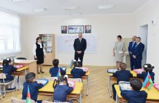 Prezident İlham Əliyev: Biz fəxr edirik ki, Azərbaycanda savadlılıq 100 faizdir  (YENİLƏNİB) (FOTO)