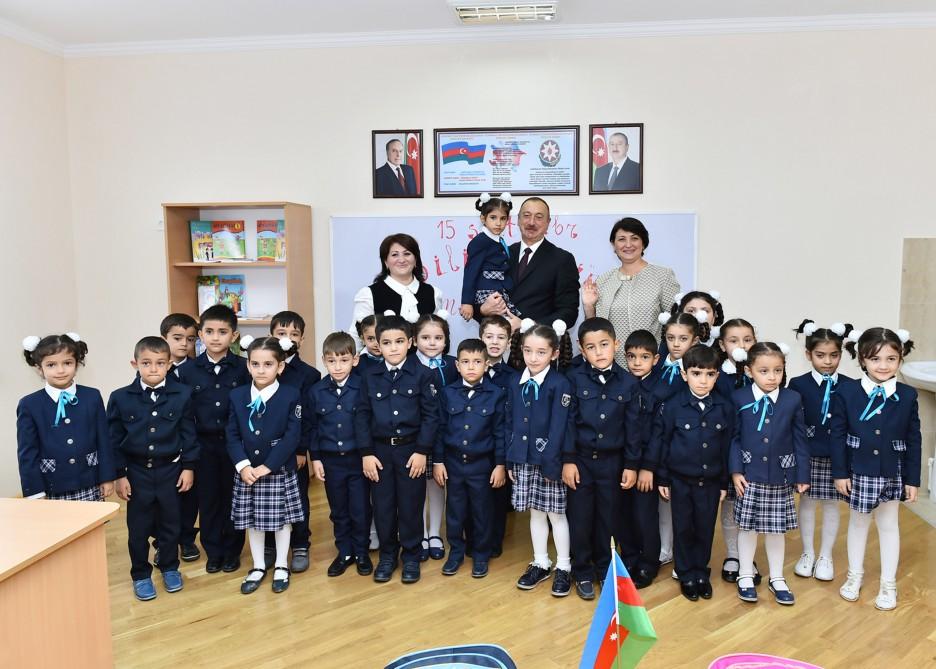 Prezident İlham Əliyev: Biz fəxr edirik ki, Azərbaycanda savadlılıq 100 faizdir  (YENİLƏNİB) (FOTO)