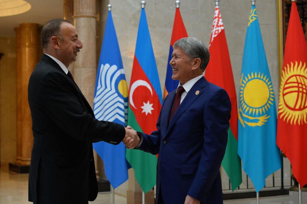 Prezident İlham Əliyev Bişkekdə MDB Dövlət Başçıları Şurasının iclasında iştirak edir (FOTO)