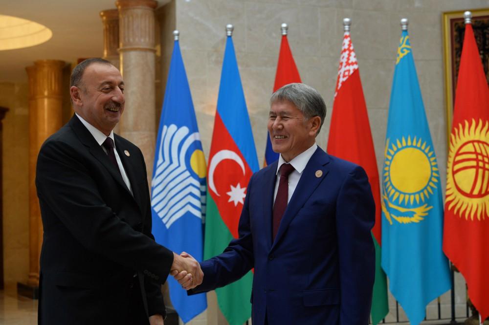 Prezident İlham Əliyev Bişkekdə MDB Dövlət Başçıları Şurasının iclasında iştirak edir (FOTO)