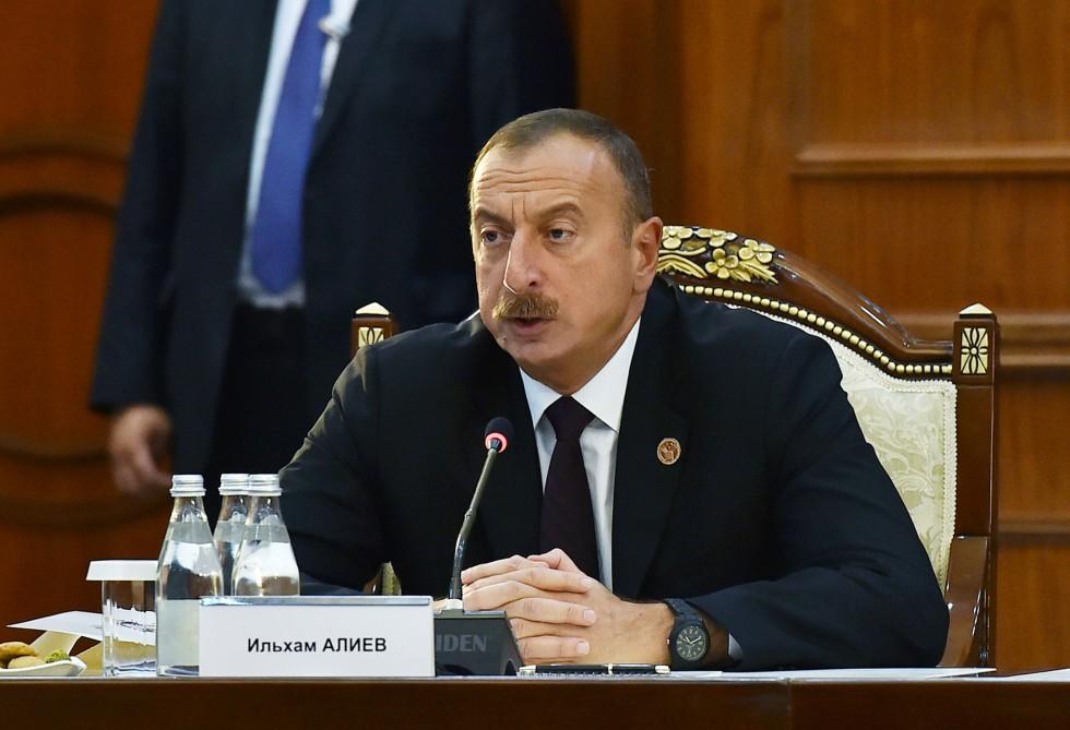Prezident İlham Əliyev Ermənistan prezidentinin təxribat xarakterli çıxışına tutarlı və sərt cavab verdi