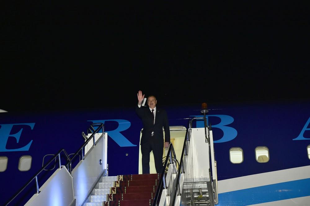 Prezident İlham Əliyevin Qırğız Respublikasına səfəri başa çatıb