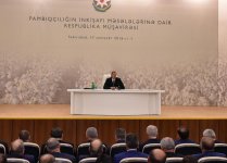 Sabirabadda İlham Əliyevin sədrliyi ilə pambıqçılığın inkişafına dair respublika müşavirəsi keçirilib (YENİLƏNİB) (FOTO)