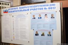 Rusiya vətəndaşları Azərbaycanda səs verirlər (FOTO)