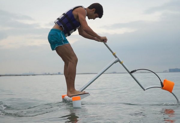 Xəzərin sahilində ilk “Aquaskipper” yarışı keçirildi (FOTO)