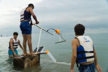 Xəzərin sahilində ilk “Aquaskipper” yarışı keçirildi (FOTO)