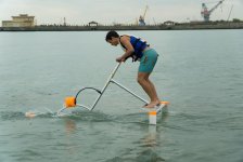 Xəzərin sahilində ilk “Aquaskipper” yarışı keçirildi (FOTO)