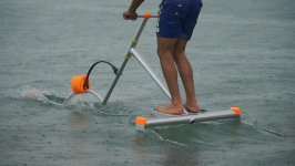 Xəzərin sahilində ilk “Aquaskipper” yarışı keçirildi (FOTO)